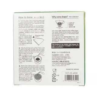 Hario filtry papierowe do dripa V60-02