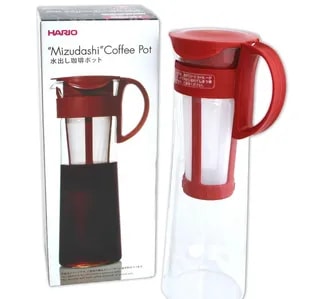 Hario - Mizudashi Coffee Pot - Czerwony