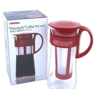 Hario - Mizudashi Coffee Pot Mini - Czerwony