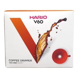 Hario plastikowy Drip V60-01 Czerwony