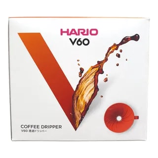 Hario plastikowy Drip V60-02 Czerwony