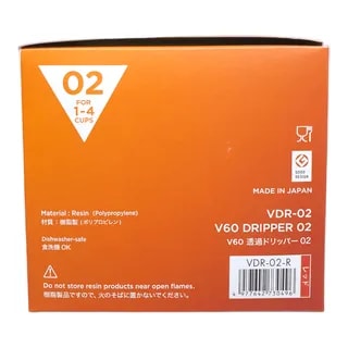 Hario plastikowy Drip V60-02 Czerwony