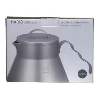 Hario Serwer V60 Outdoor ze stali nierdzewnej 500ml