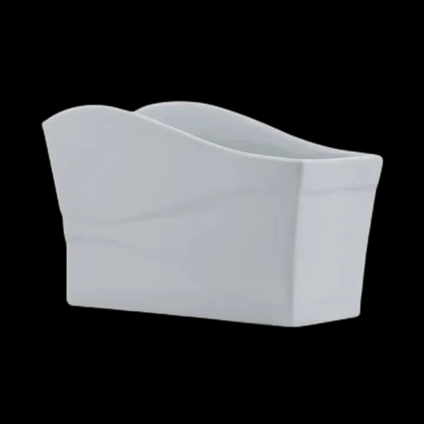 Elegancki porcelanowy stojak na filtry do drippera Hario V60 w klasycznym białym kolorze, idealny do przechowywania papierowych filtrów w uporządkowany sposób. Minimalistyczny design i wysokiej jakości wykonanie sprawiają, że doskonale komponuje się z innymi akcesoriami do parzenia kawy metodą przelewową.