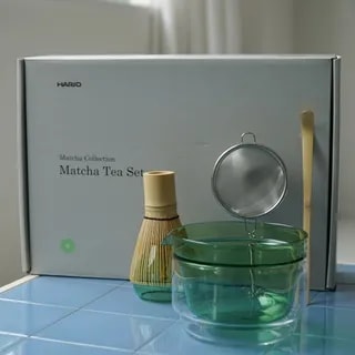 Hario - zestaw do matchy - zielony