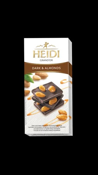 Czekolada Gorzka HEIDI DARK ALMONDS 100g