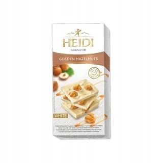 Czekolada Biała HEIDI WHITE HAZELNUTS 100g