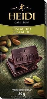 Czekolada Gorzka HEIDI DARK PISTACHIO 80G