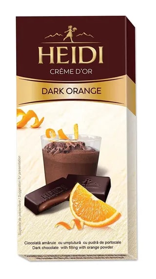 Czekolada Gorzka HEIDI CREME D'OR DARK ORANGE 90G