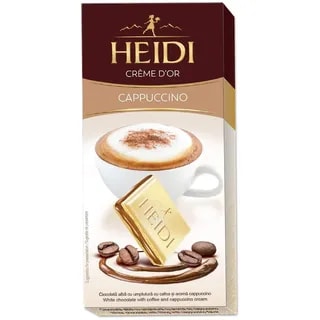 Czekolada Biała HEIDI CREME D'OR CAPPUCCINO 90G