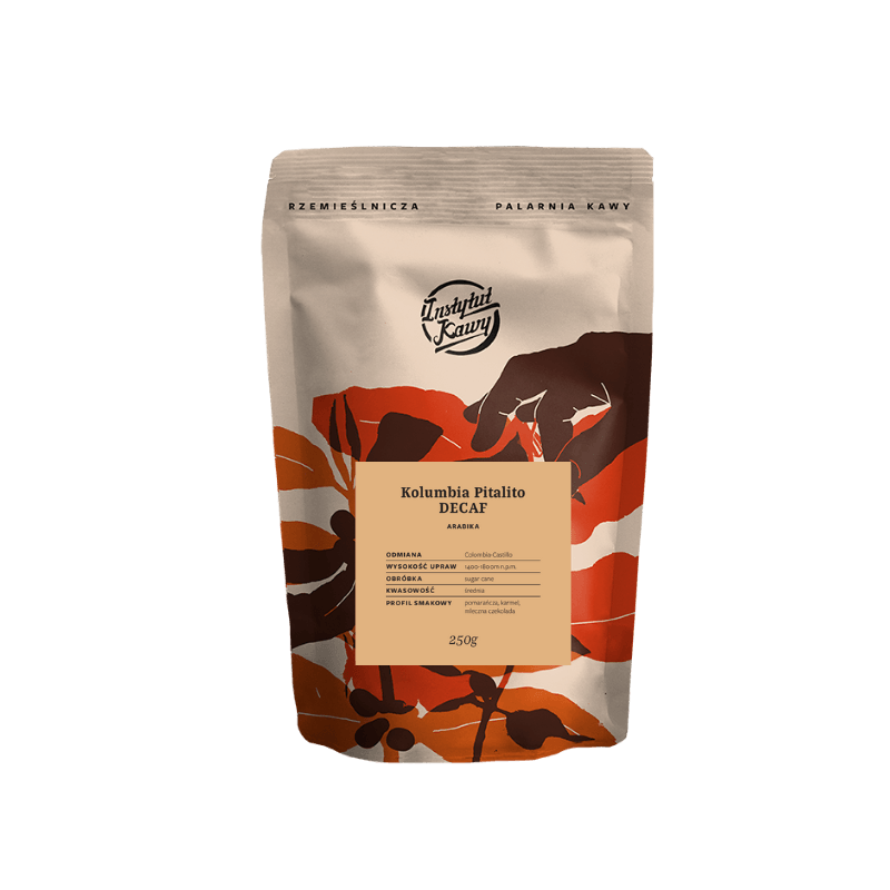 Instytut Kawy - KOLUMBIA PITALITO DECAF Espresso 250g