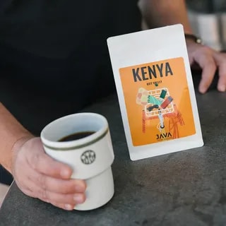 Java Coffee Kenya Rift Valley Fully Washed Espresso 250 g