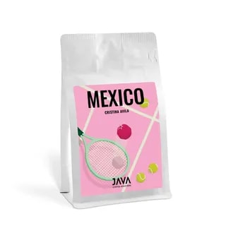 Opakowanie 250g kawy ziarnistej Mexico Cristina Avila od JAVA Coffee Roasters – lekka i aromatyczna kawa specialty do przelewu z Meksyku, dostępna w sklepie Coffee Selection.