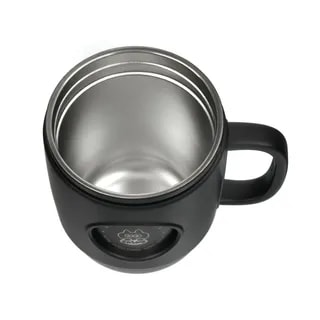 Kubek Termiczny ze Słomką Casno Booker 450 ml Czarny