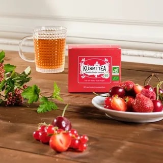 Kusmi Tea - Four Red Fruits Bio - Herbata 20 saszetek