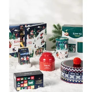 Kusmi Tea Zestaw Świąteczny 2 Mini Puszek Tsarevna i Glögg Bio Noël 2024