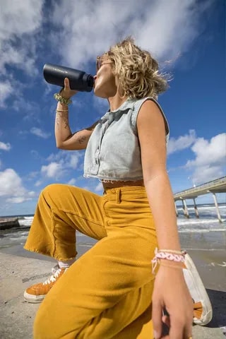 LifeStraw Go 2.0 Termiczna Butelka z Filtrem Membranowo-Węglowym 700 ml Aegean Sea