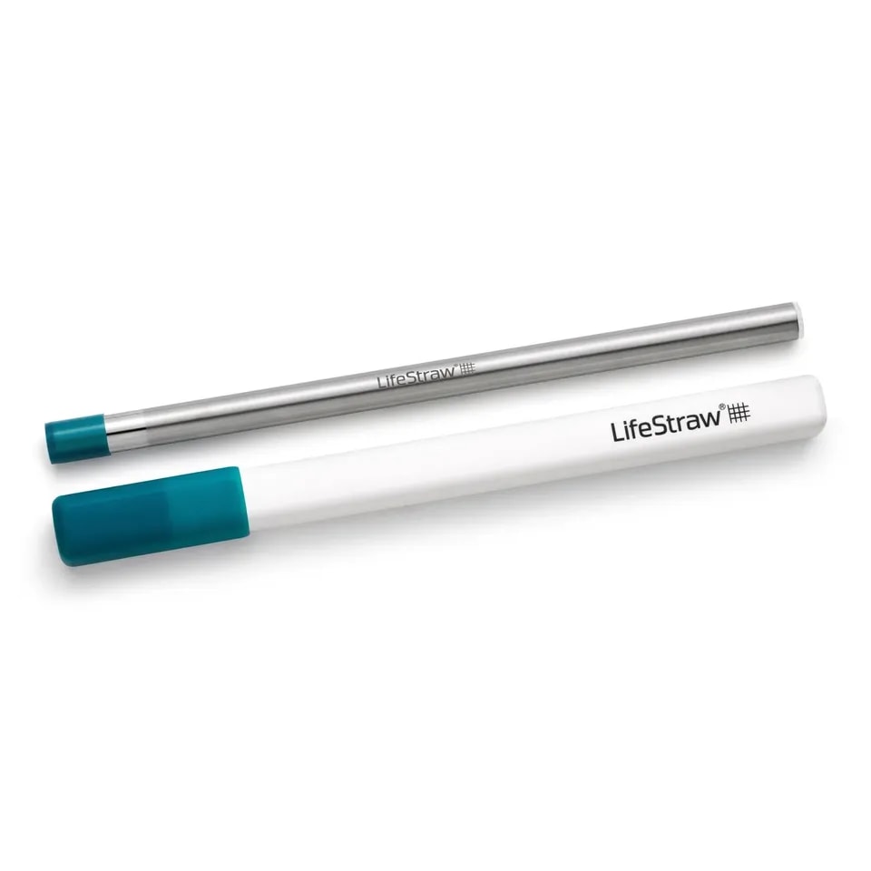 Wielorazowa słomka LifeStraw SIP z filtrem i etui w kolorze Laguna Teal – praktyczny i stylowy gadżet do picia w podróży, dostępny w sklepie Coffee Selection.