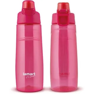 Lamart - Butelka Sportowa LOCK LT4063 - Różowa 700 ml
