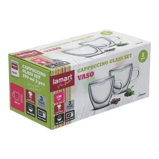 Lamart - Zestaw Szklanek Termicznych Cappuccino VASO LT9026 - 190 ml