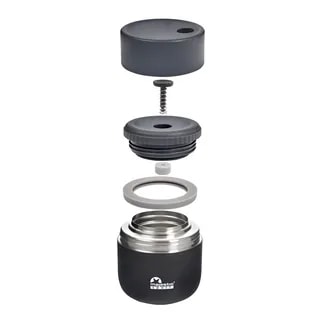 Termos Obiadowy Majestic Sport Kea 500 ml Czarny