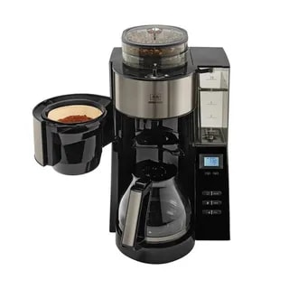 Melitta AromaFresh RWT Czarny ze stalą nierdzewną w kolorze metalicznym szarym