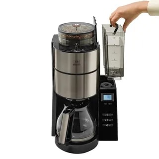 Melitta AromaFresh RWT Czarny ze stalą nierdzewną w kolorze metalicznym szarym