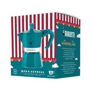 Bialetti - Moka Express Winter Wonderland 3tz Turkusowa