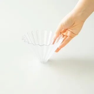 ORIGAMI Dripper AIR M z żywicy AS Przezroczysty