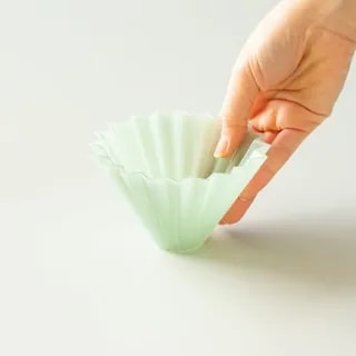 ORIGAMI Dripper AIR S z żywicy AS Matowy Zielony