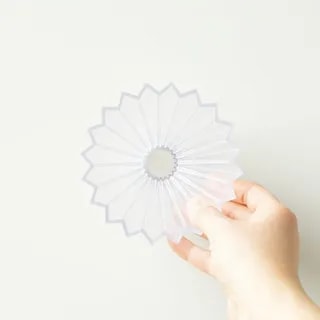 ORIGAMI Dripper AIR S z żywicy AS Przezroczysty
