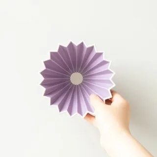 ORIGAMI Dripper Ceramiczny M Fioletowy