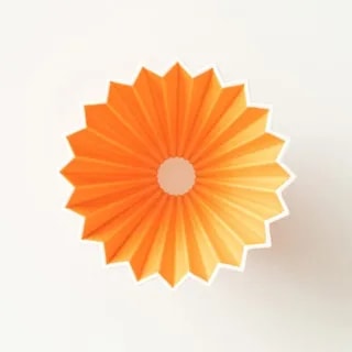 ORIGAMI Dripper Ceramiczny M Pomarańczowy