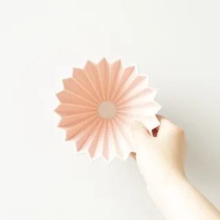 ORIGAMI Dripper Ceramiczny M Różowy