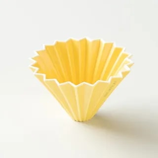 ORIGAMI Dripper Ceramiczny M Żółty