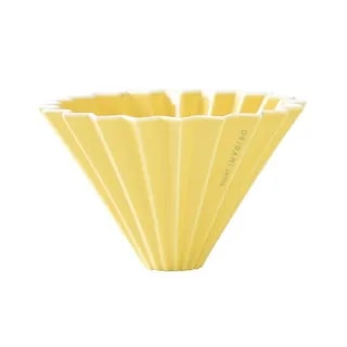 ORIGAMI Dripper Ceramiczny M Żółty