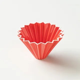 ORIGAMI Dripper Ceramiczny S Czerwony