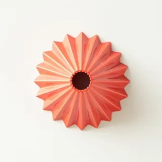 ORIGAMI Dripper Ceramiczny S Czerwony