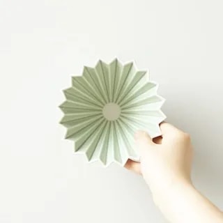 ORIGAMI Dripper Ceramiczny S Matowy Zielony