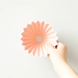 ORIGAMI Dripper Ceramiczny S Różowy