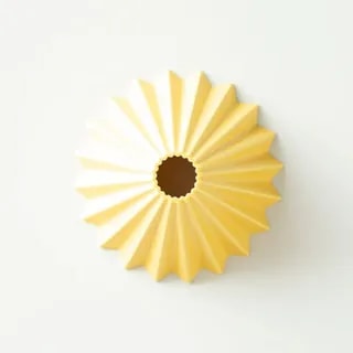 ORIGAMI Dripper Ceramiczny S Żółty