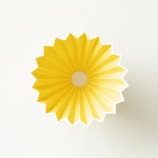 ORIGAMI Dripper Ceramiczny S Żółty