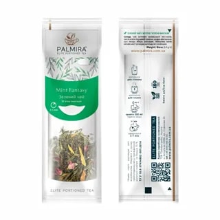 Herbata zielona z miętą w saszetkach Palmira Mint Fantasy 10 saszetek