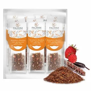 Herbata Rooibos z truskawką w saszetkach Palmira Strawberry Rooibos 10 szt
