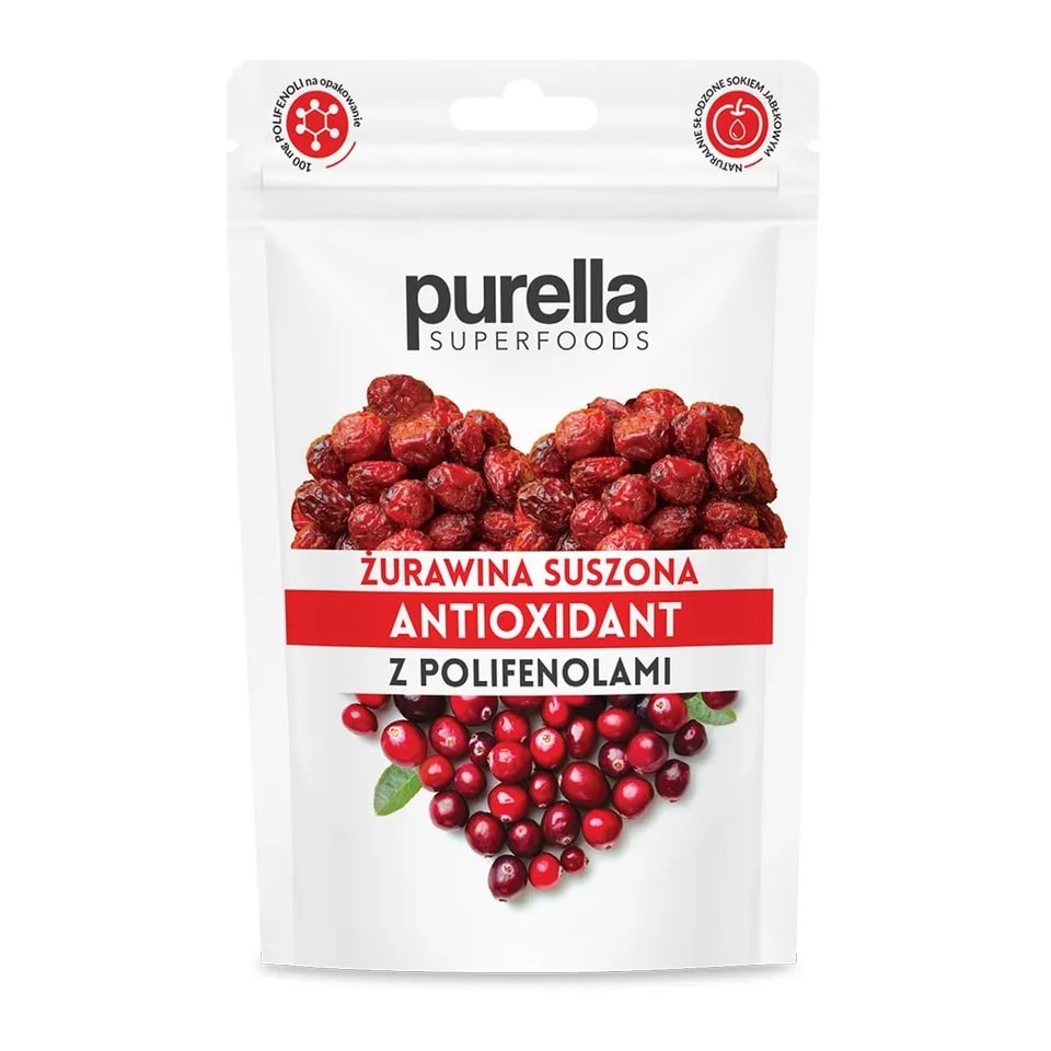 Purella Superfoods Żurawina Suszona ANTIOXIDANT 70g