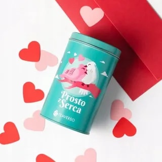 Teaverso - Herbata Owocowa Frago 80g - W puszce na prezent "Prosto z serca"