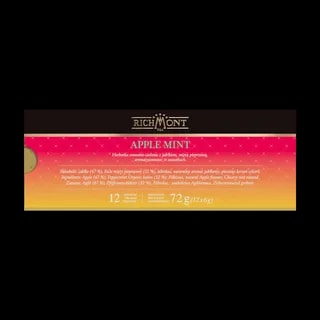 Zestaw Herbata Richmont Apple Mint 12 Saszetek + Szklanka Richmont Ice