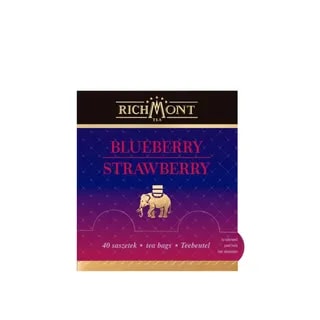 Herbatka Richmont Blueberry Strawberry 40 szt porcelanowy zestaw do herbaty