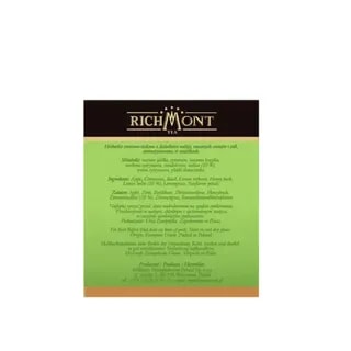 Herbata Richmont Dream Melissa 40 szt porcelanowy zestaw do herbaty