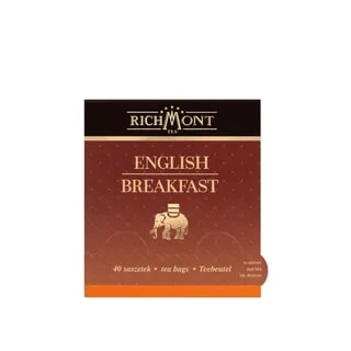 Herbata Richmont English Breakfast 40 saszetek zestaw do celebracji herbaty